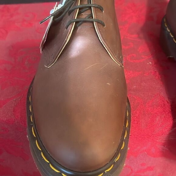 Vintage Dr. Martens AirWair 1461 NWT No Box Handmade in England Mens 8 Womens 10 - Picture 9 of 14